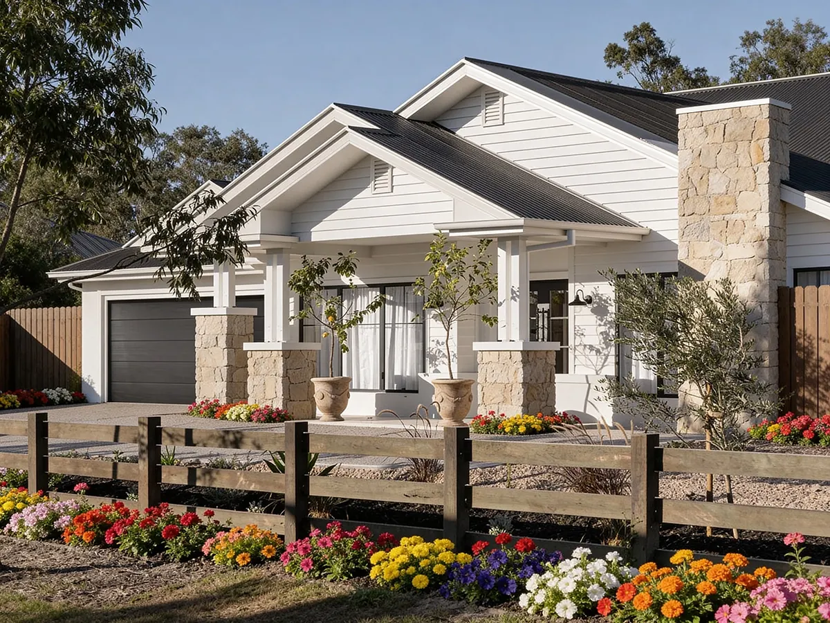 Hamptons-style new home build